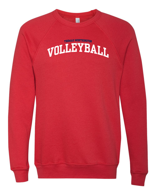 "Thomas Worthington Volleyball" Unisex Super Soft Crew Sweatshirt