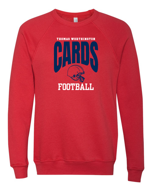 "Cards Football" Thomas Worthington Unisex Super Soft Crew Sweatshirt