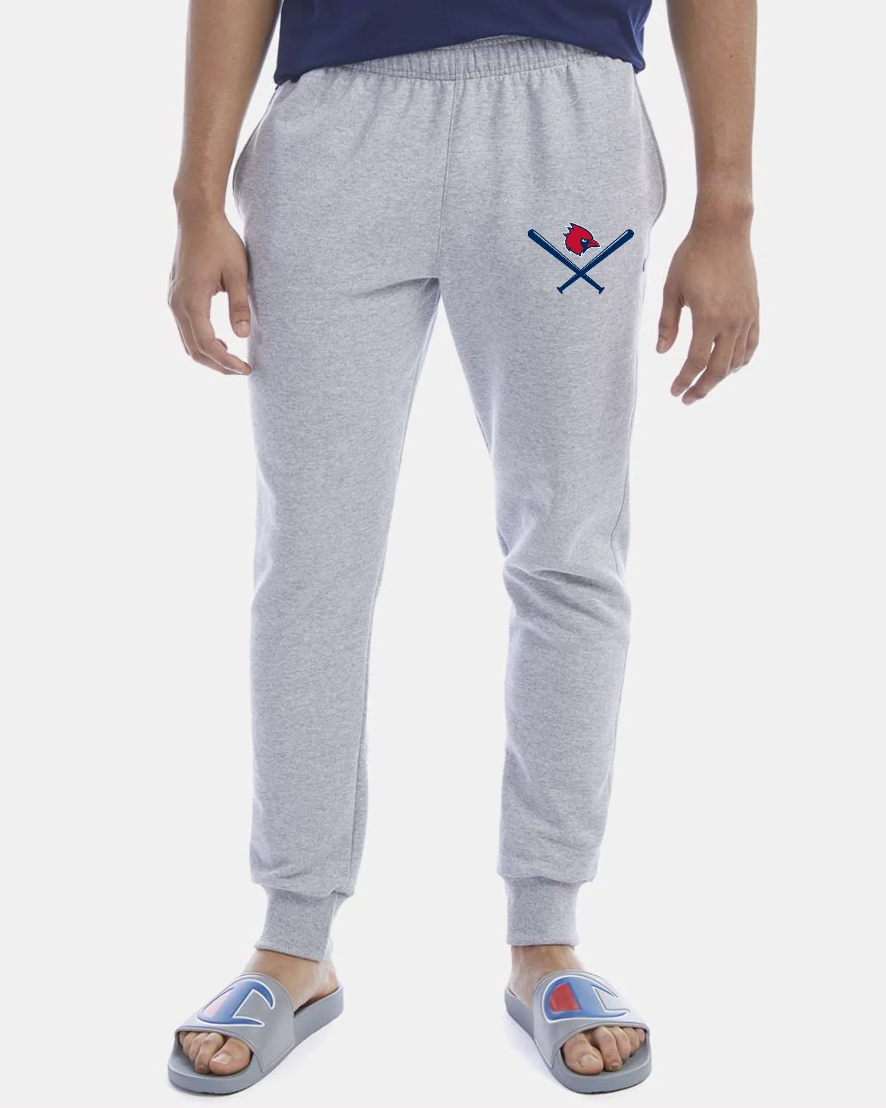 Tomas Worthington "Cardinal + Baseball Bats" Men’s Champion Joggers - Varsity92