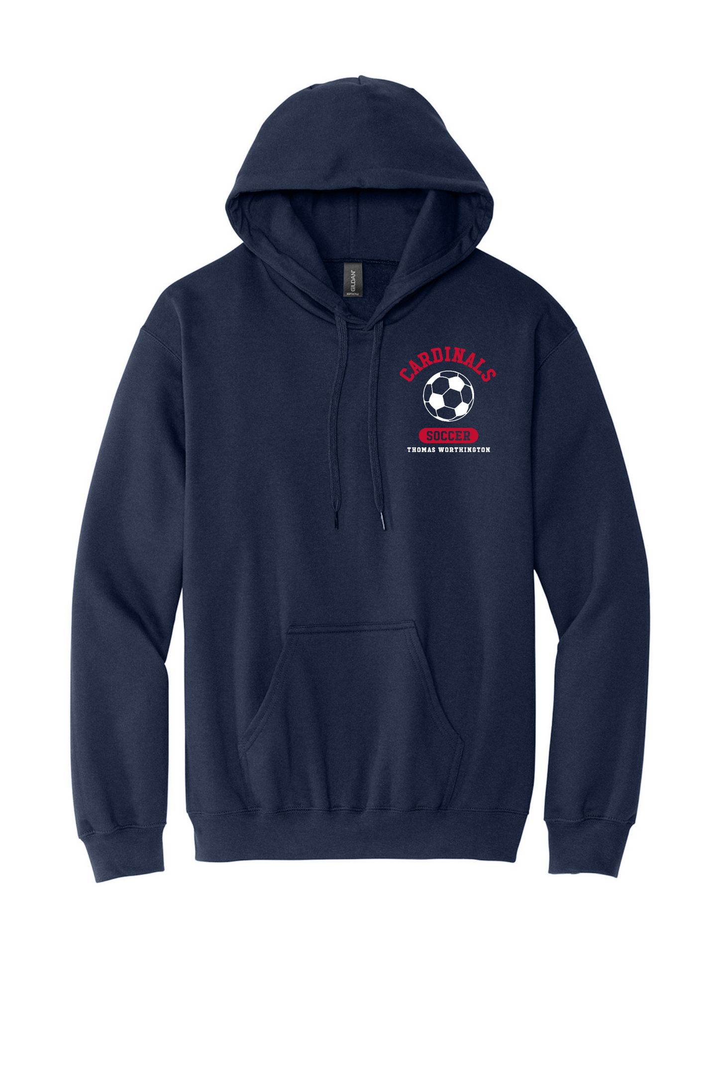 "Cards Soccer" Thomas Worthington Heavy Blend Unisex Hoodie Sweatshirt (Adult & Youth Sizes)