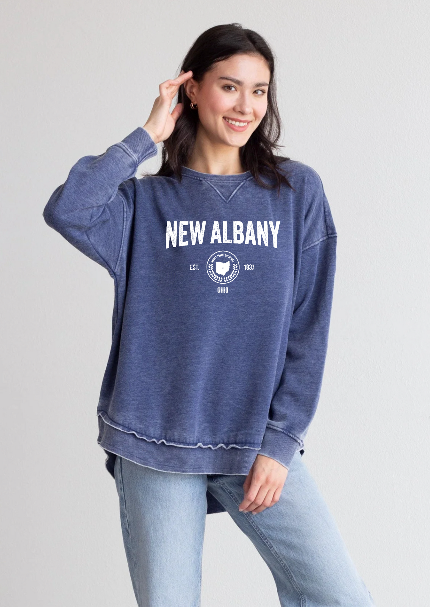 "New Albany Est 1837” Women’s Campus Crew