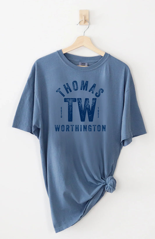 Wholesale
- "Thomas TW Worthington" Comfort Colors Unisex Vintage Tee