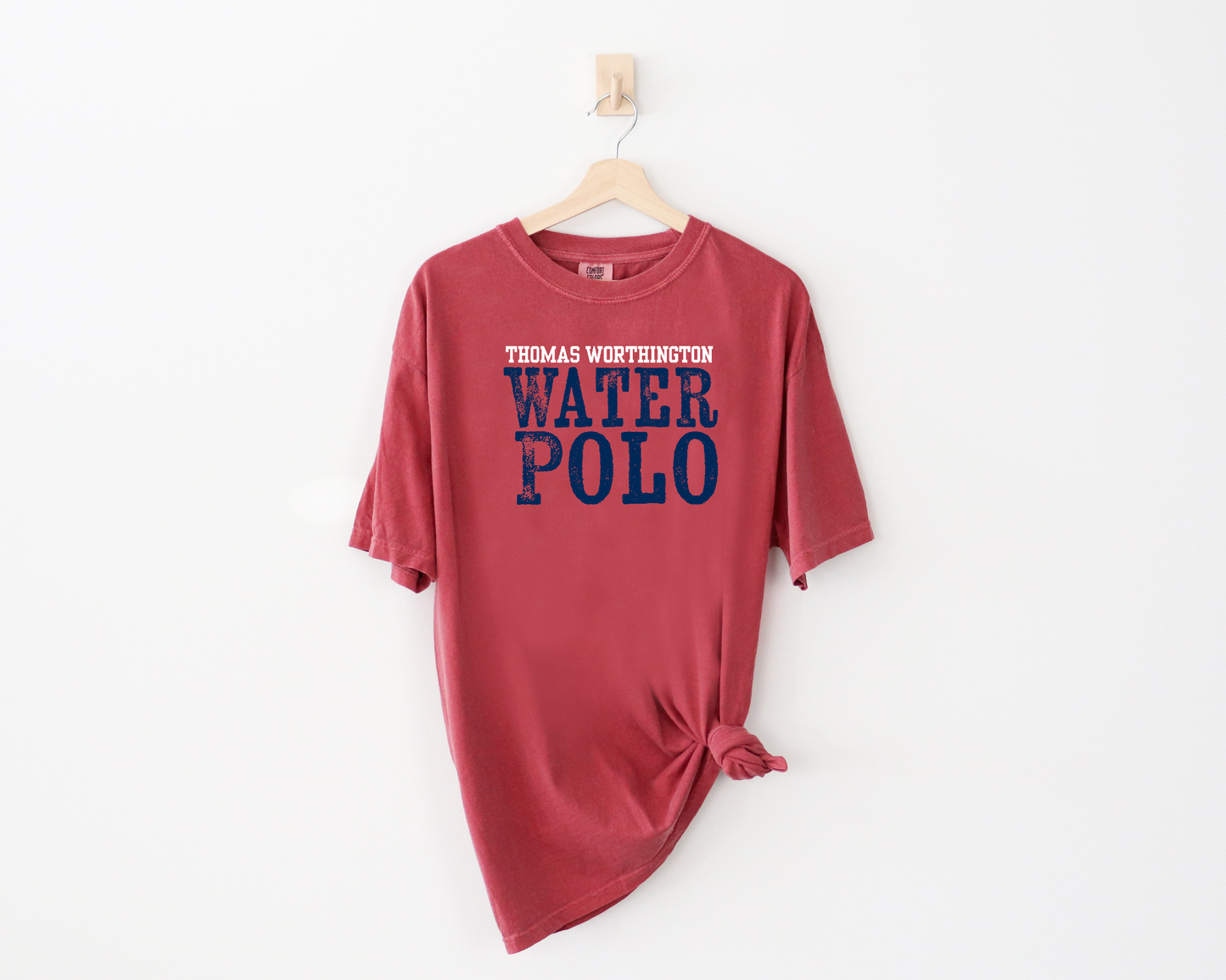 "Thomas Worthington Water Polo" Comfort Colors Unisex Vintage Tee