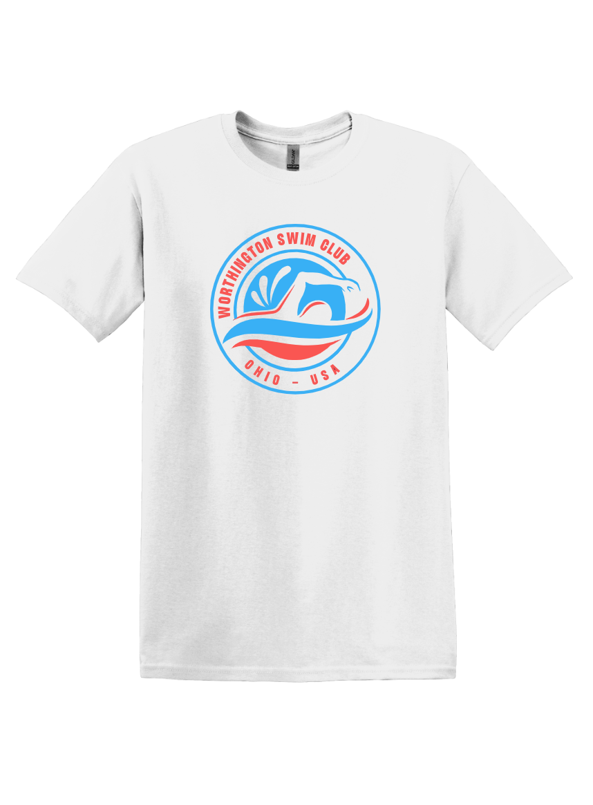 "Worthington Swim Club" Unisex Softstyle Tee (Adult & Youth Sizes)