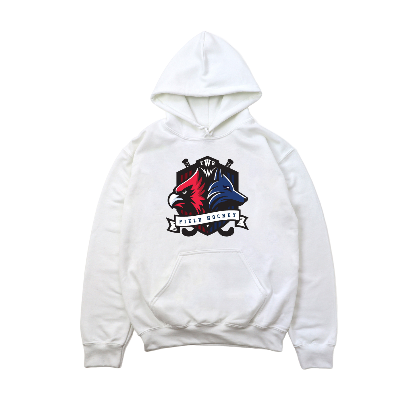"WYB FIELD HOCKEY" + Personalized Unisex Heavy Blend Hoodie (Adult & Youth Sizes)