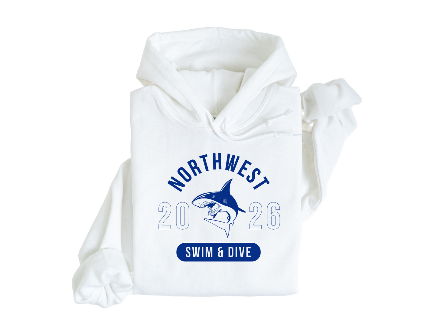 "Northwest Swim & Dive 2026" Personalized Unisex Heavy Blend Hoodie (YOUTH & ADULT SIZES)