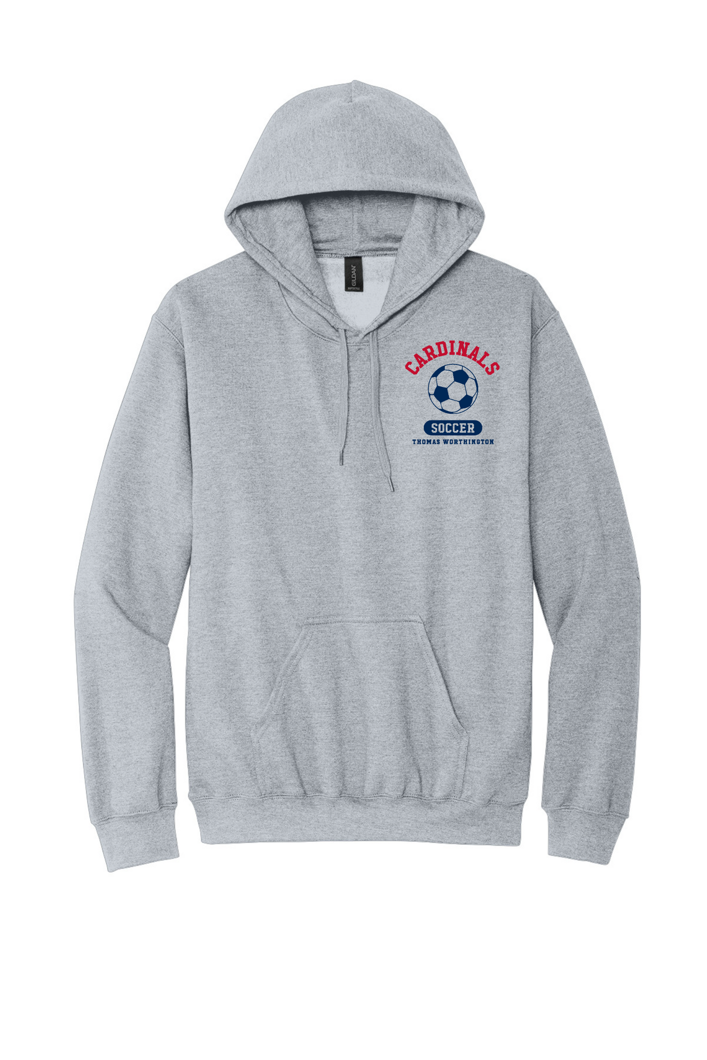 "Cards Soccer" Thomas Worthington Heavy Blend Unisex Hoodie Sweatshirt (Adult & Youth Sizes)