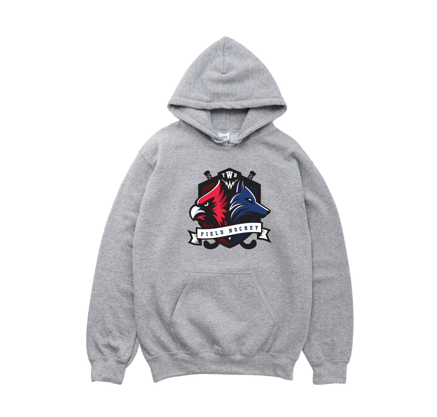 "WYB FIELD HOCKEY" + Personalized Unisex Heavy Blend Hoodie (Adult & Youth Sizes)