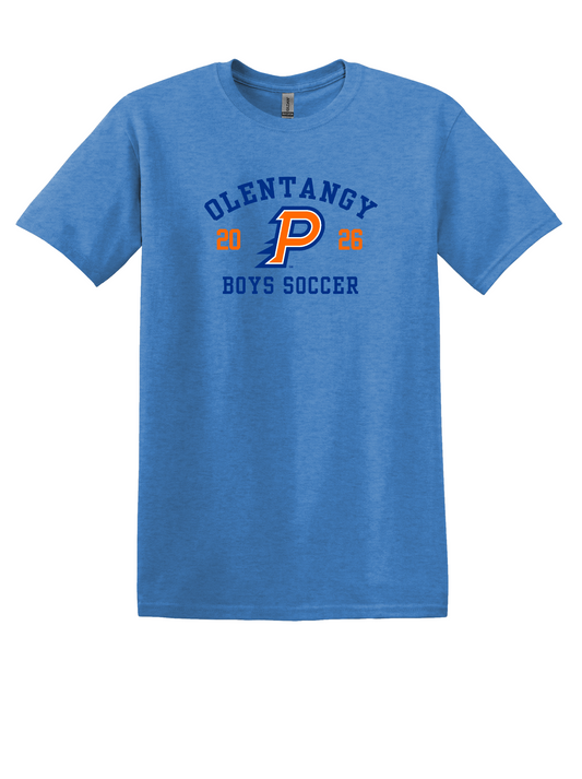 "Olentangy 2026 Boys Soccer" Unisex Softstyle Tee (Adult & Youth Sizes)