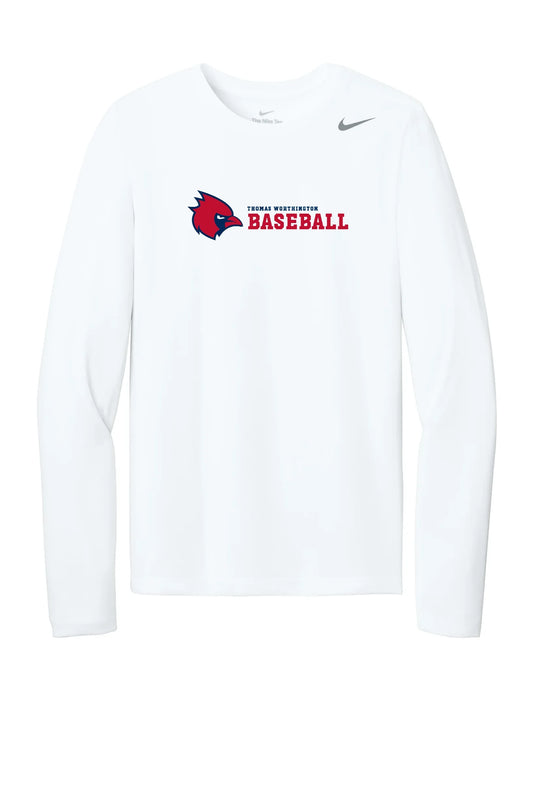 "Thomas Worthington Baseball" Nike Men's rLegend Long Sleeve Tee - Varsity92