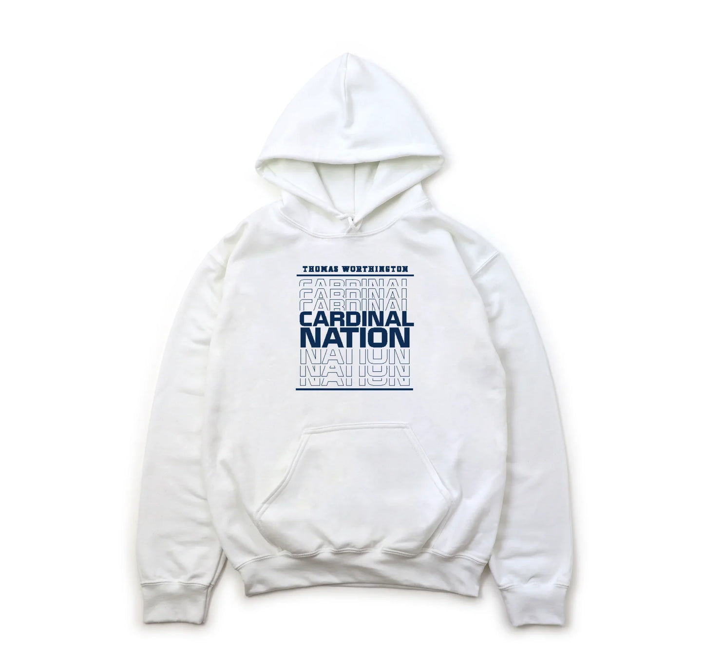 "Thomas Worthington Cardinal Nation" Unisex Heavy Blend Hoodie - Varsity92