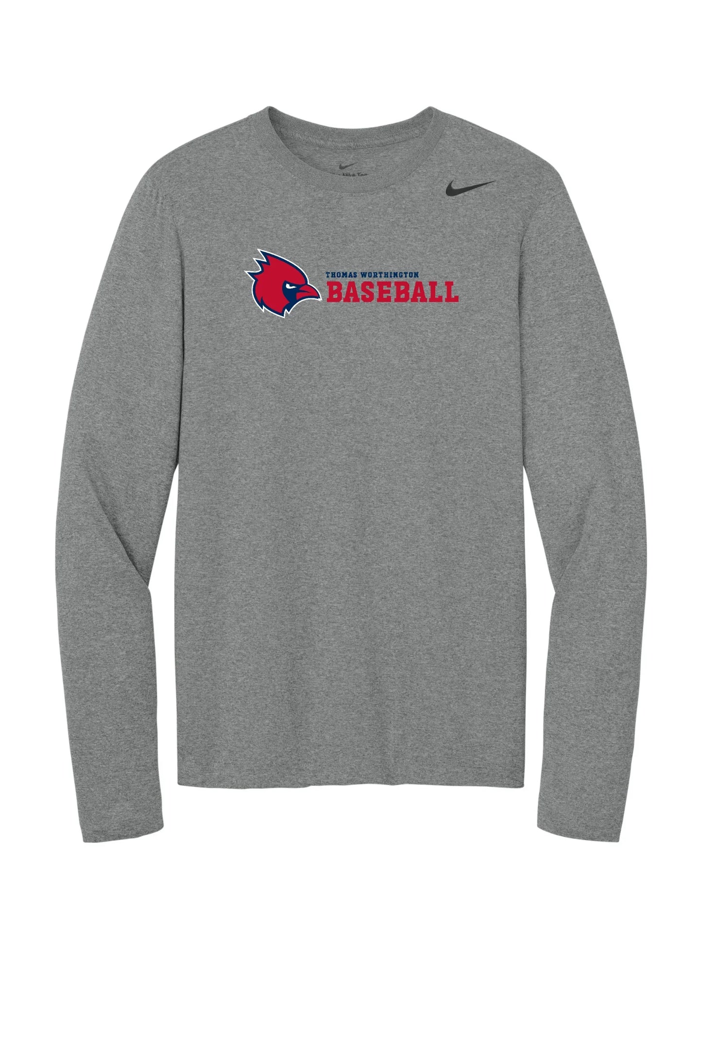 "Thomas Worthington Baseball" Nike Men's rLegend Long Sleeve Tee - Varsity92