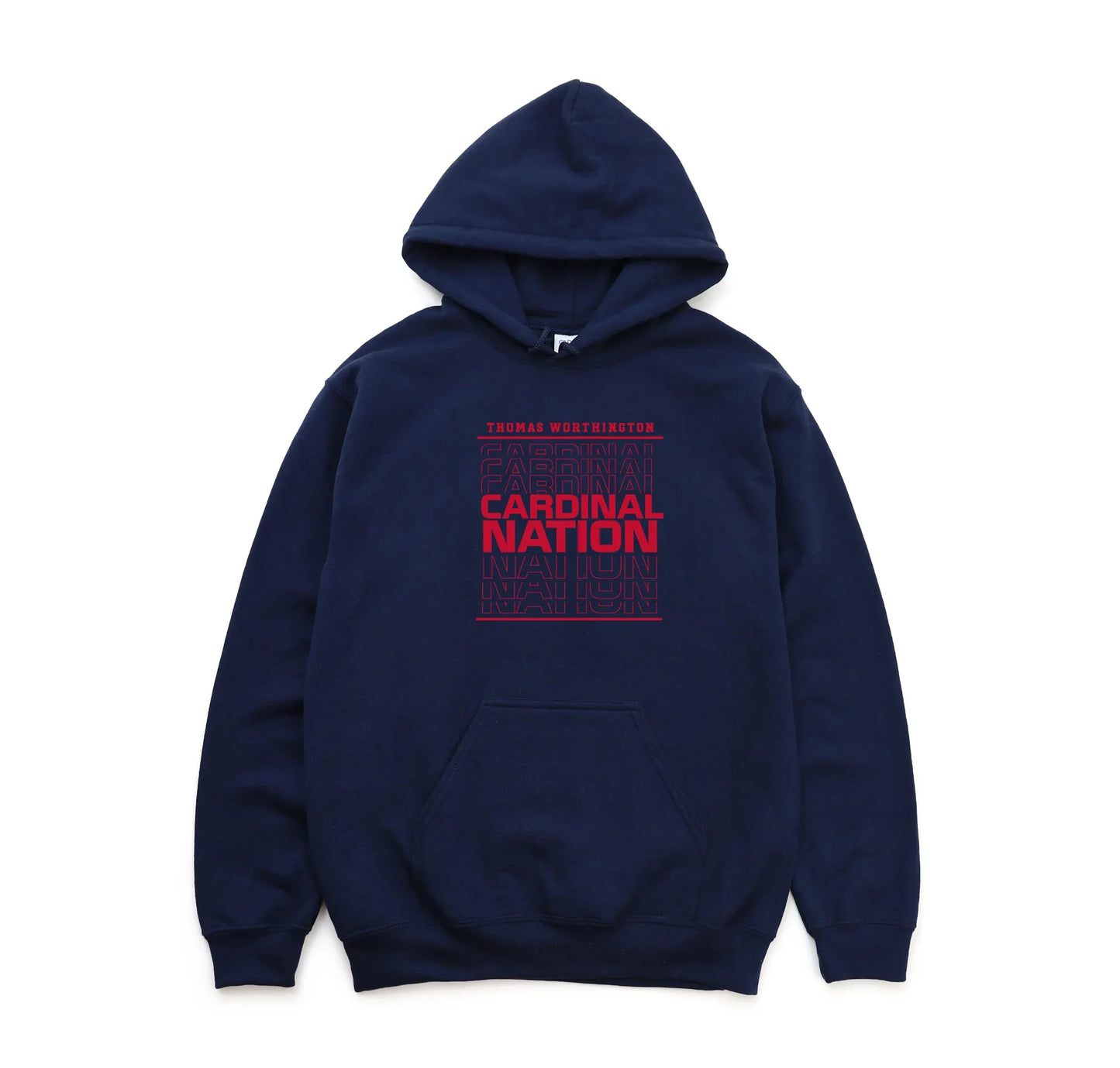"Thomas Worthington Cardinal Nation" Unisex Heavy Blend Hoodie - Varsity92