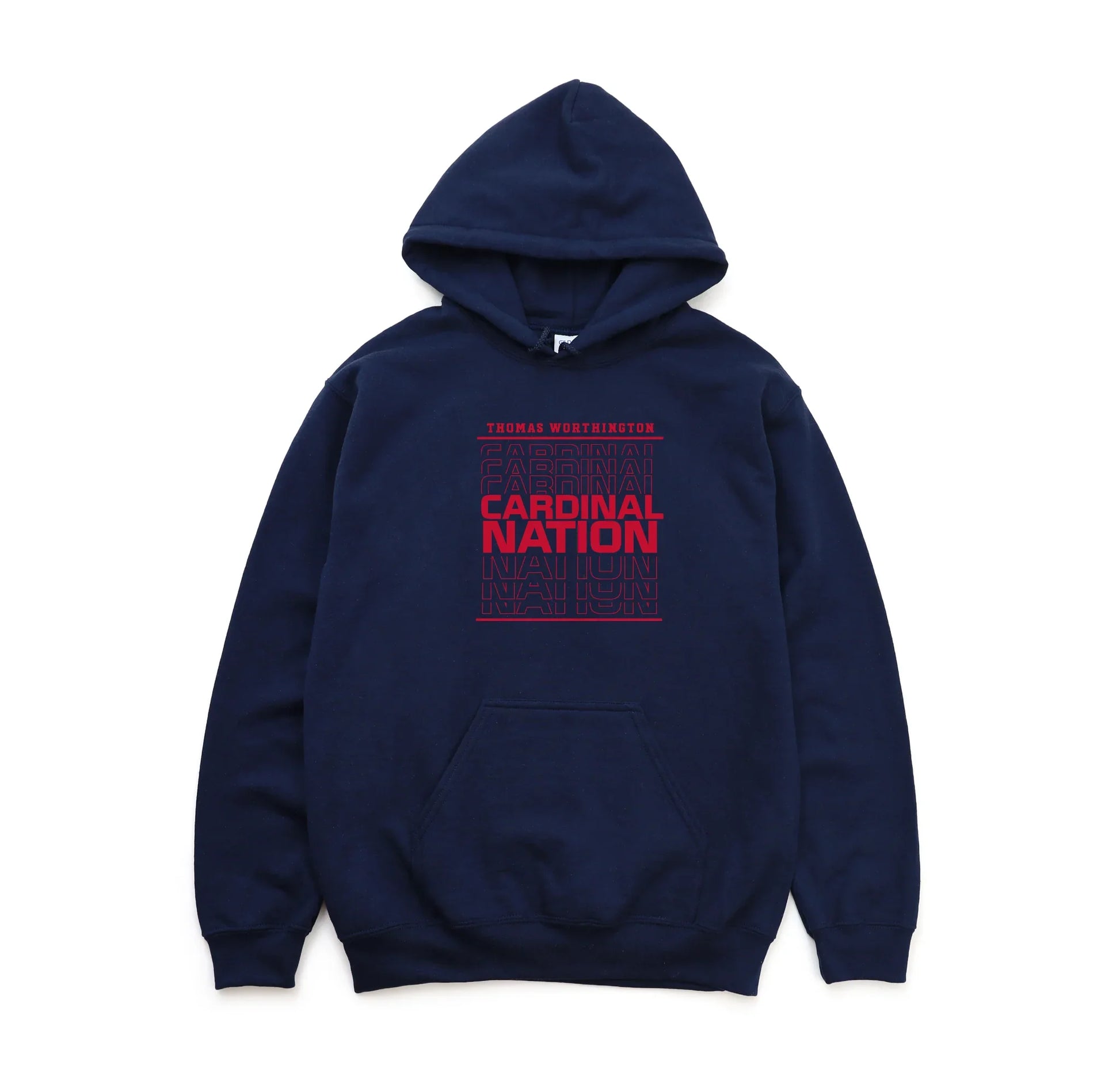 "Thomas Worthington Cardinal Nation" Unisex Heavy Blend Hoodie - Varsity92