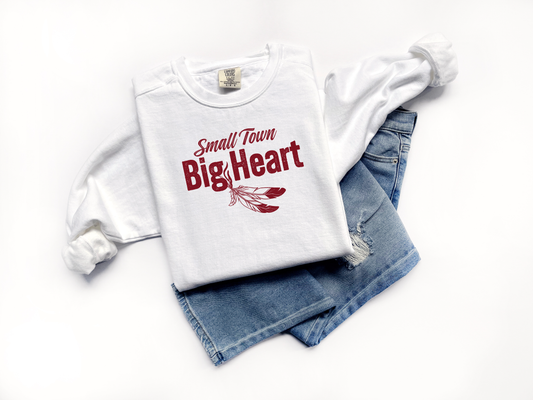 Canal Winchester "Small Town Big Heart" Comfort Colors Vintage Sweatshirt