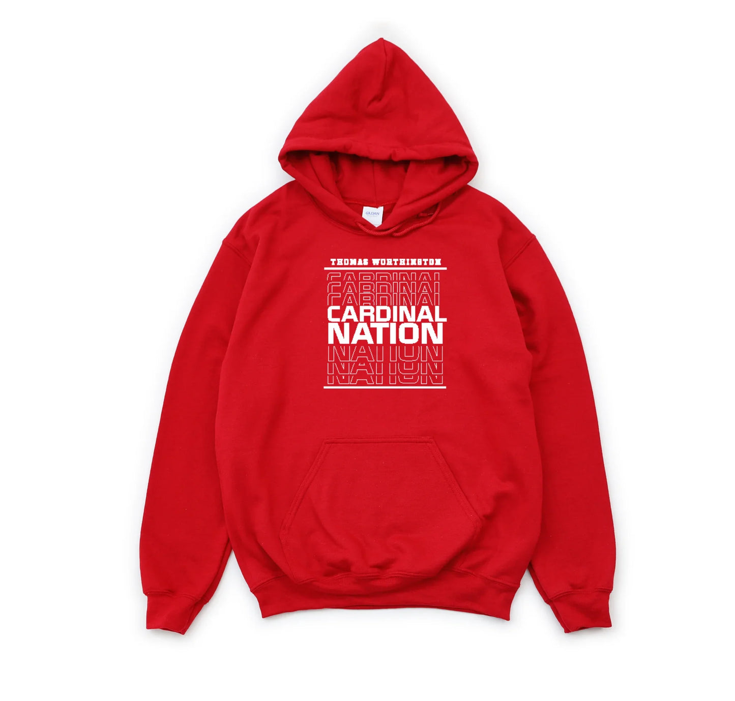 "Thomas Worthington Cardinal Nation" Unisex Heavy Blend Hoodie - Varsity92