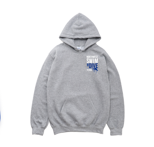 "Northwest Swim & Dive Team" Unisex Heavy Blend Hoodie (YOUTH & ADULT SIZES)