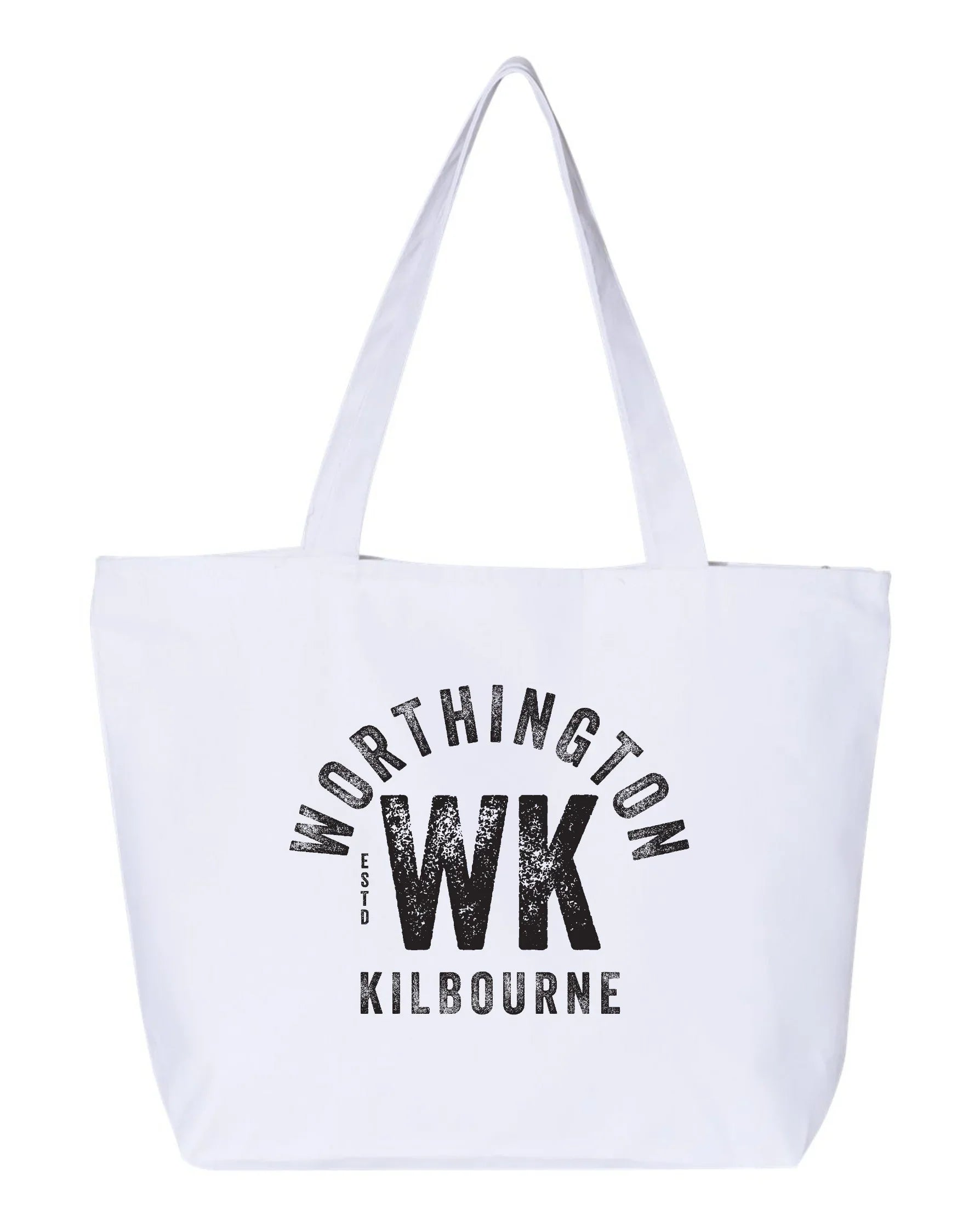 "Worthington Kilbourne" Zippered Canvas Tote - Varsity92