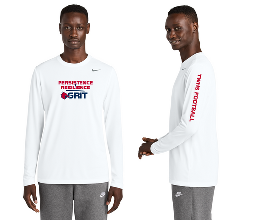 "Persistence Resilience Grit" Thomas Worthington Nike Men's rLegend Long Sleeve Tee
