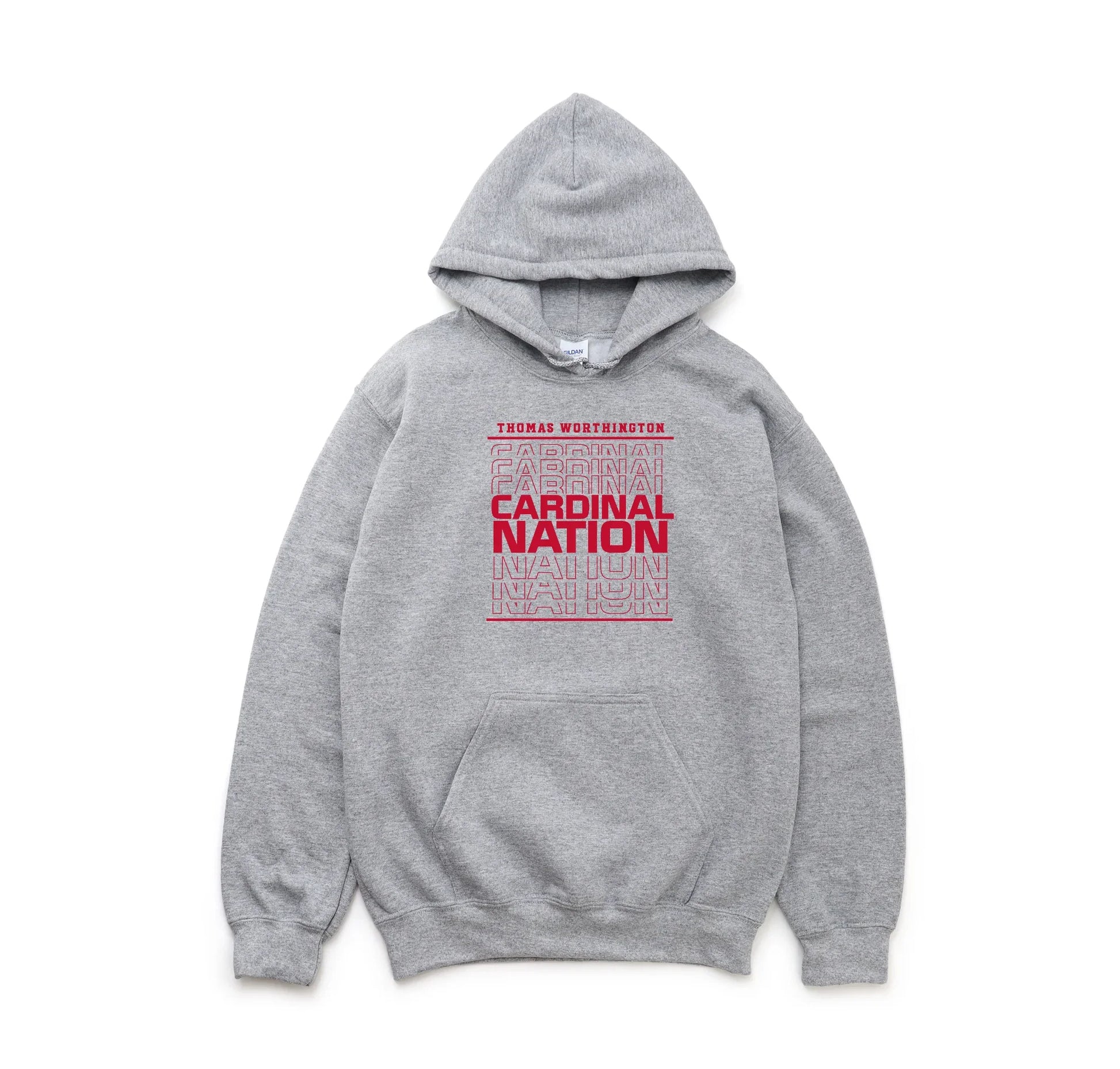 "Thomas Worthington Cardinal Nation" Unisex Heavy Blend Hoodie - Varsity92