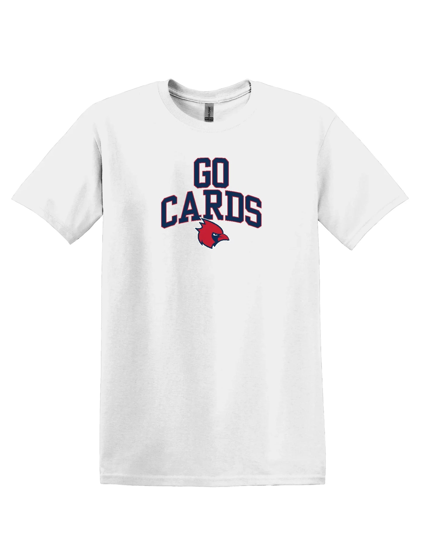 "Go Cards+Cardinal" Unisex Softstyle Tee - Varsity92