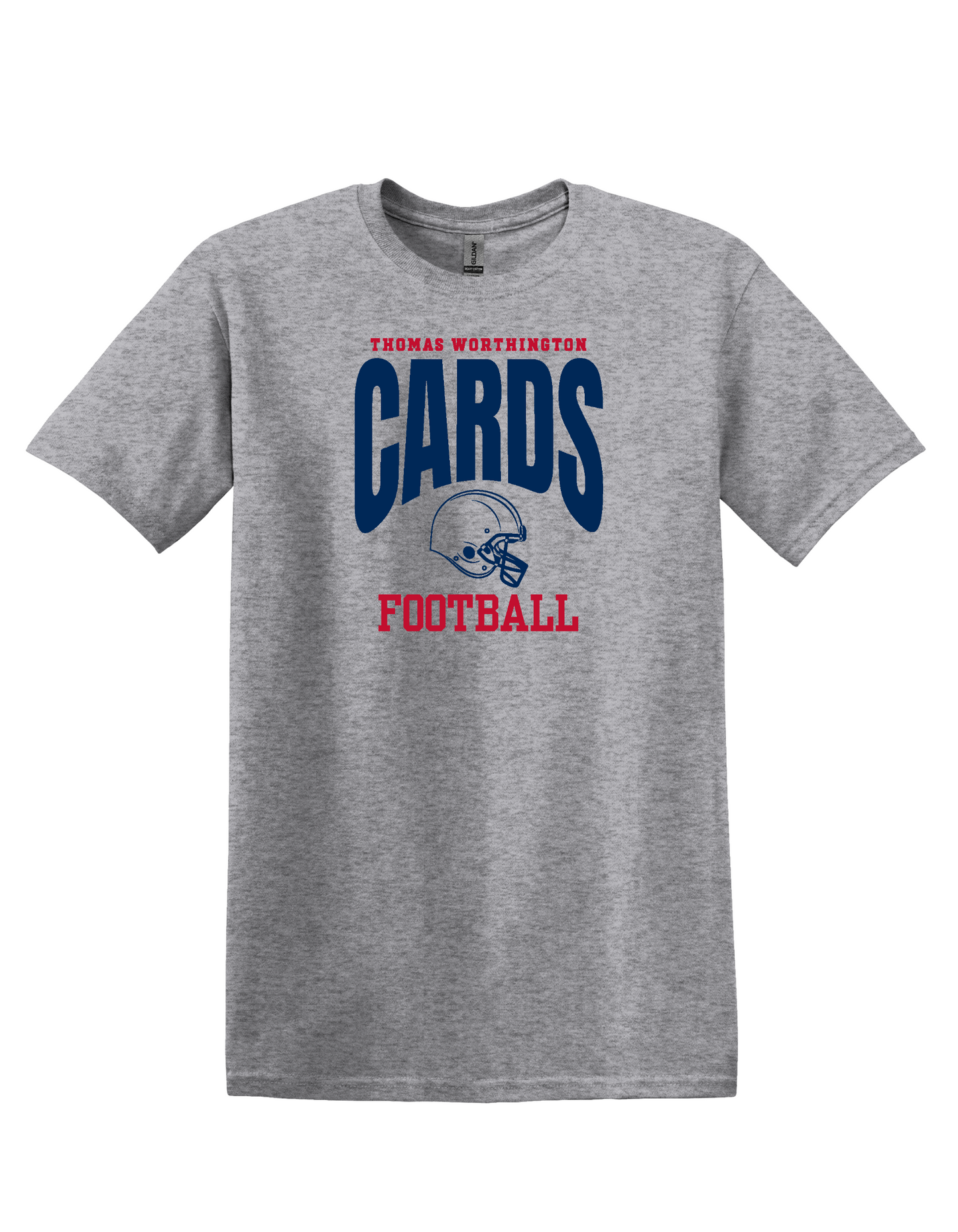 "Cards Football" Thomas Worthington Softstyle Unisex Tee (Adult & Youth Sizes)