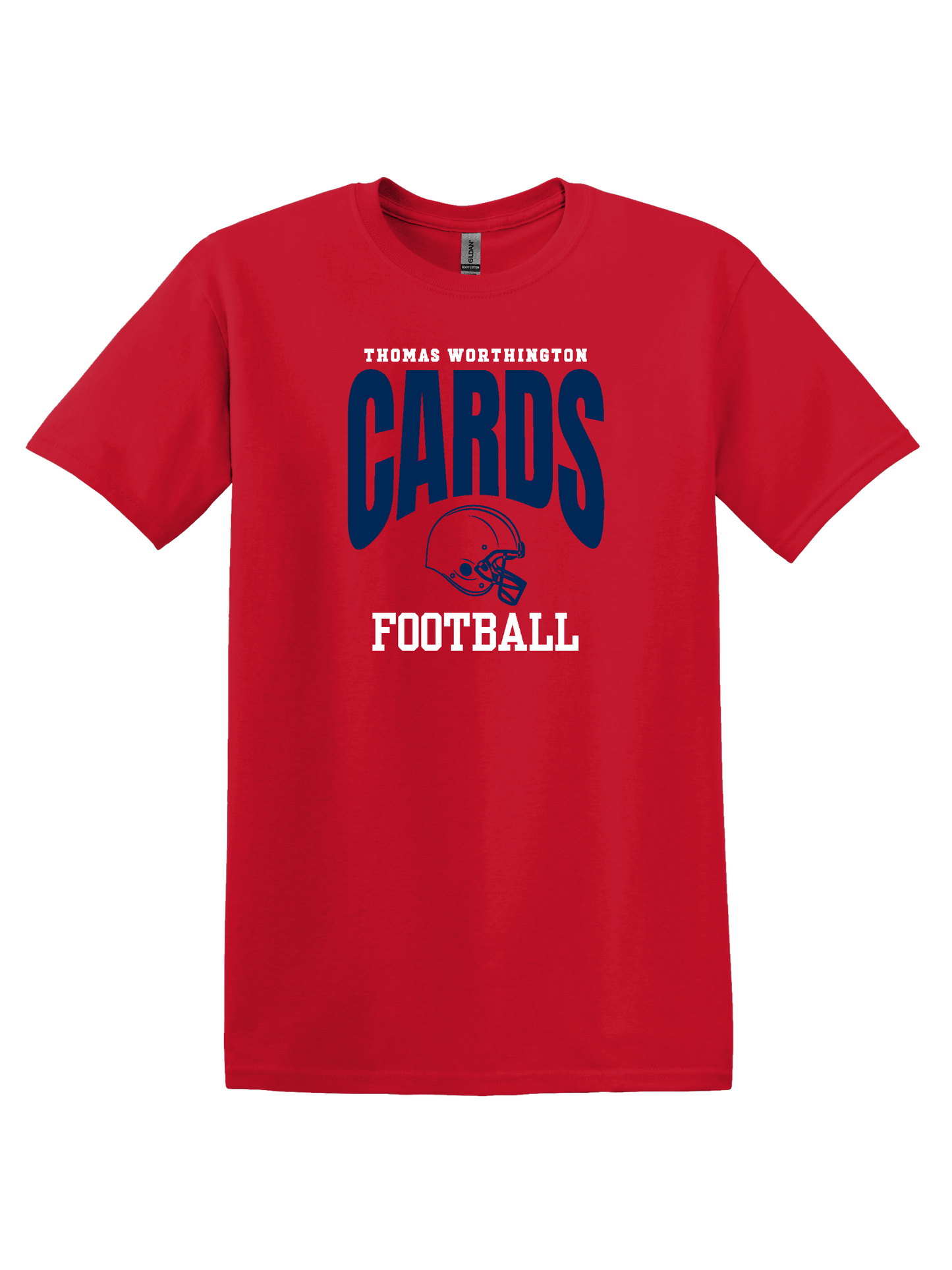 "Cards Football" Thomas Worthington Softstyle Unisex Tee (Adult & Youth Sizes)