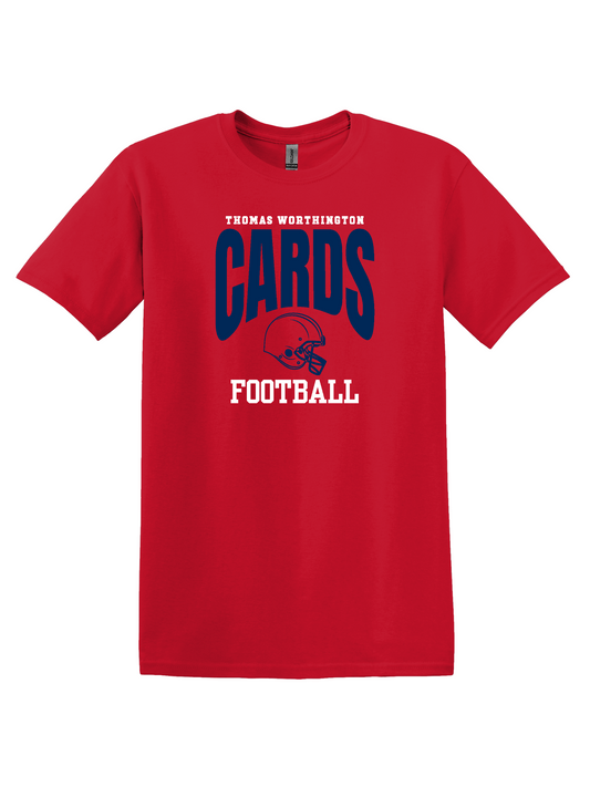 "Cards Football" Thomas Worthington Softstyle Unisex Tee (Adult & Youth Sizes)