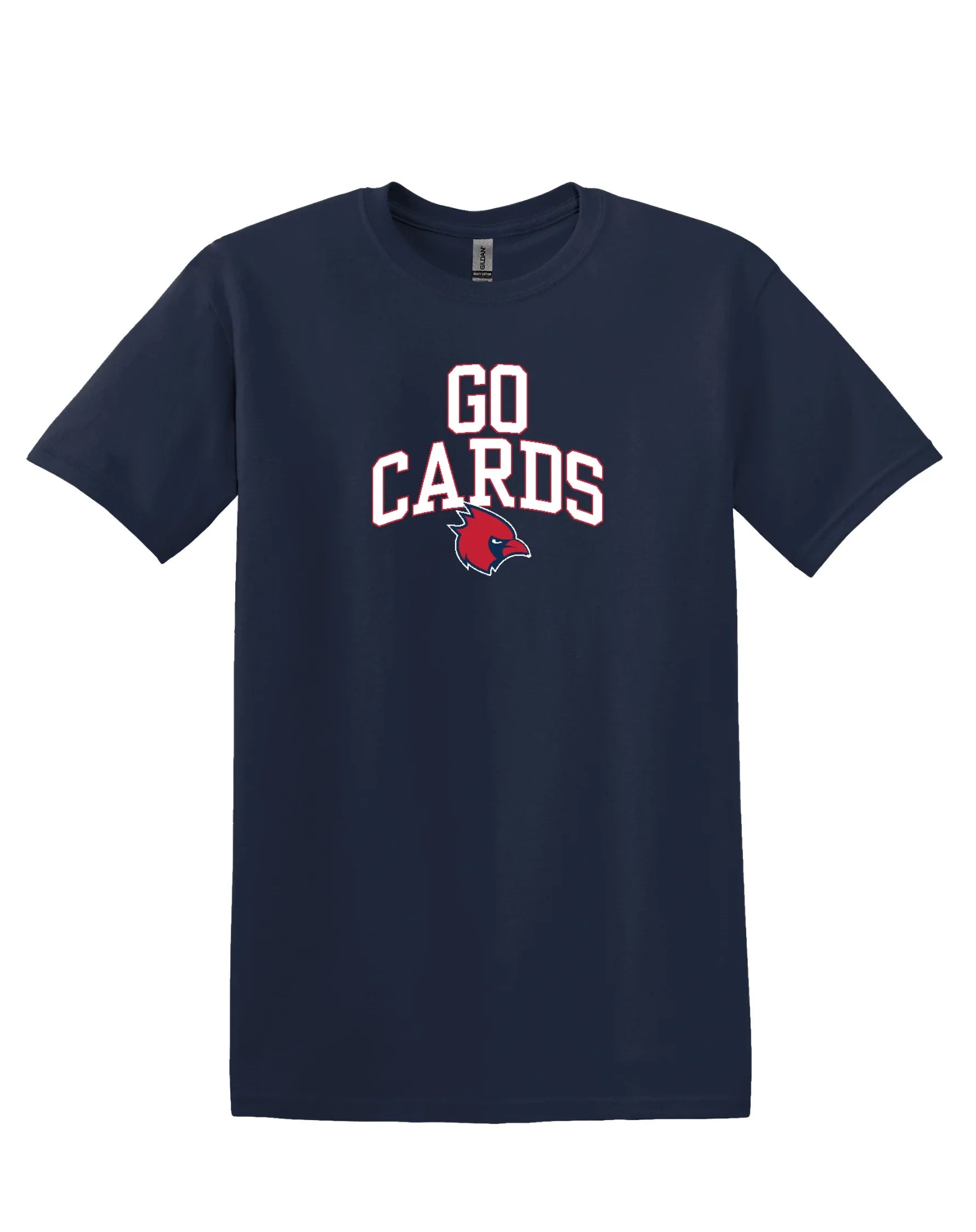 "Go Cards+Cardinal" Unisex Softstyle Tee - Varsity92