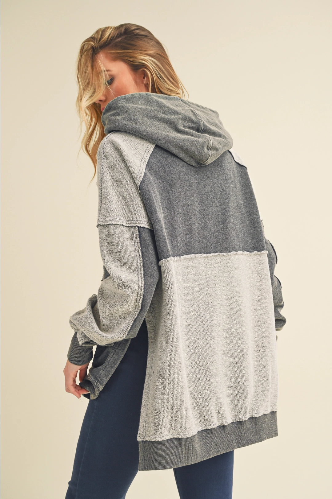 "New Albany Est 1837”  Women's Relaxed Washed Hoodie