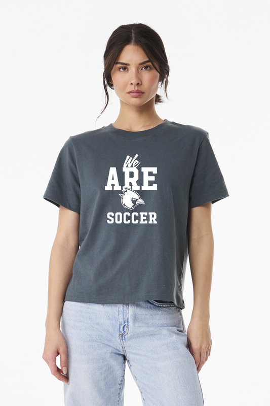 "We Are Cardinal Soccer" Thomas Worthington Women's Heavyweight Vintage Tee