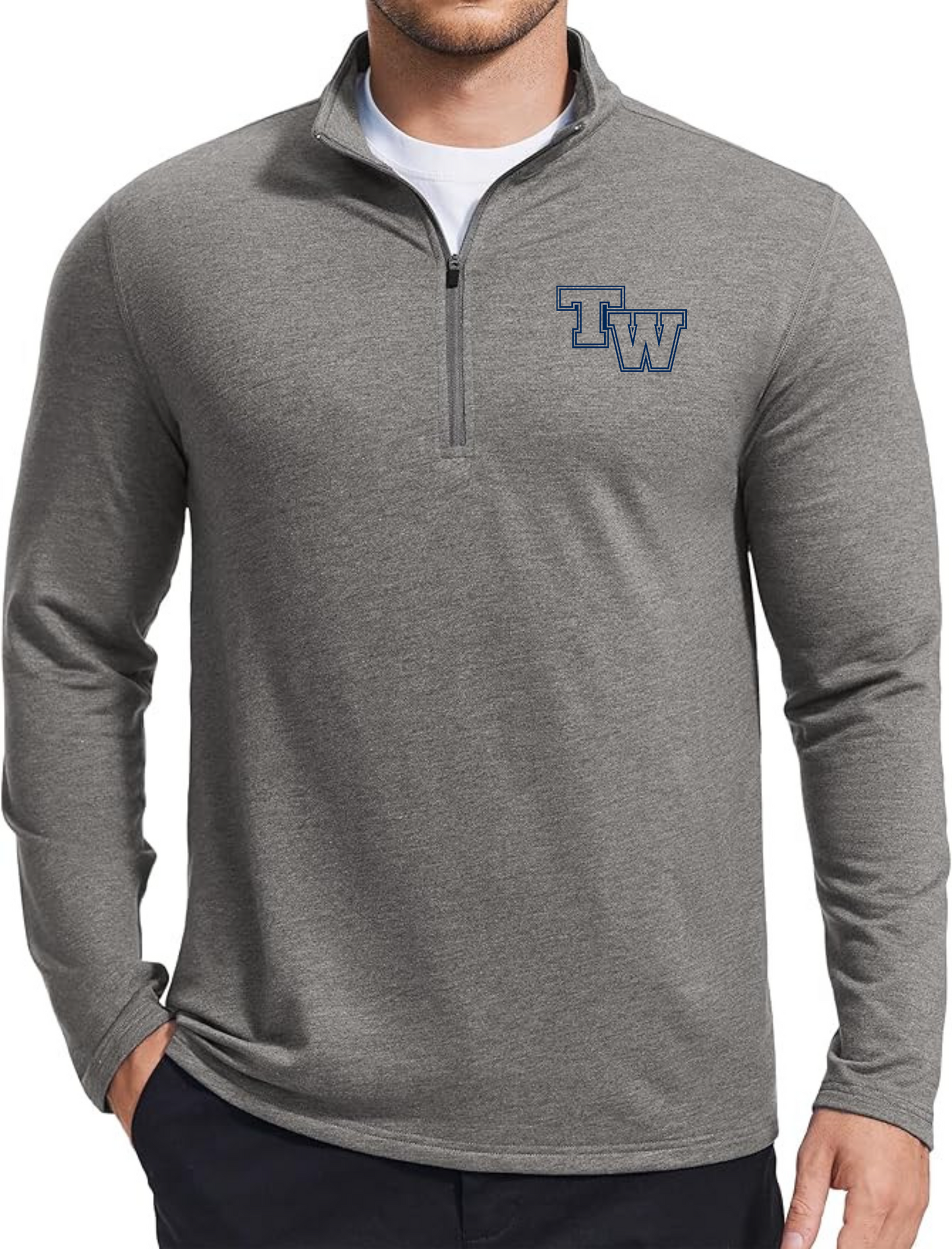 Thomas Worthington "TW" Men's Quarter Zip Pullover