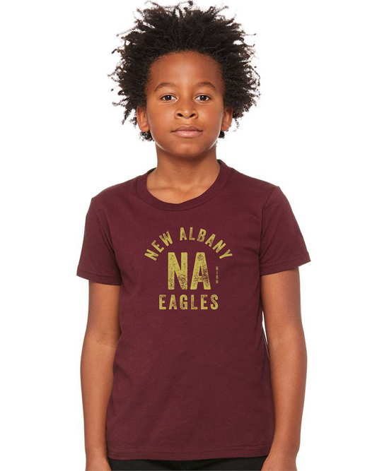 "New Albany NA Eagles" Super Soft Youth Tee
