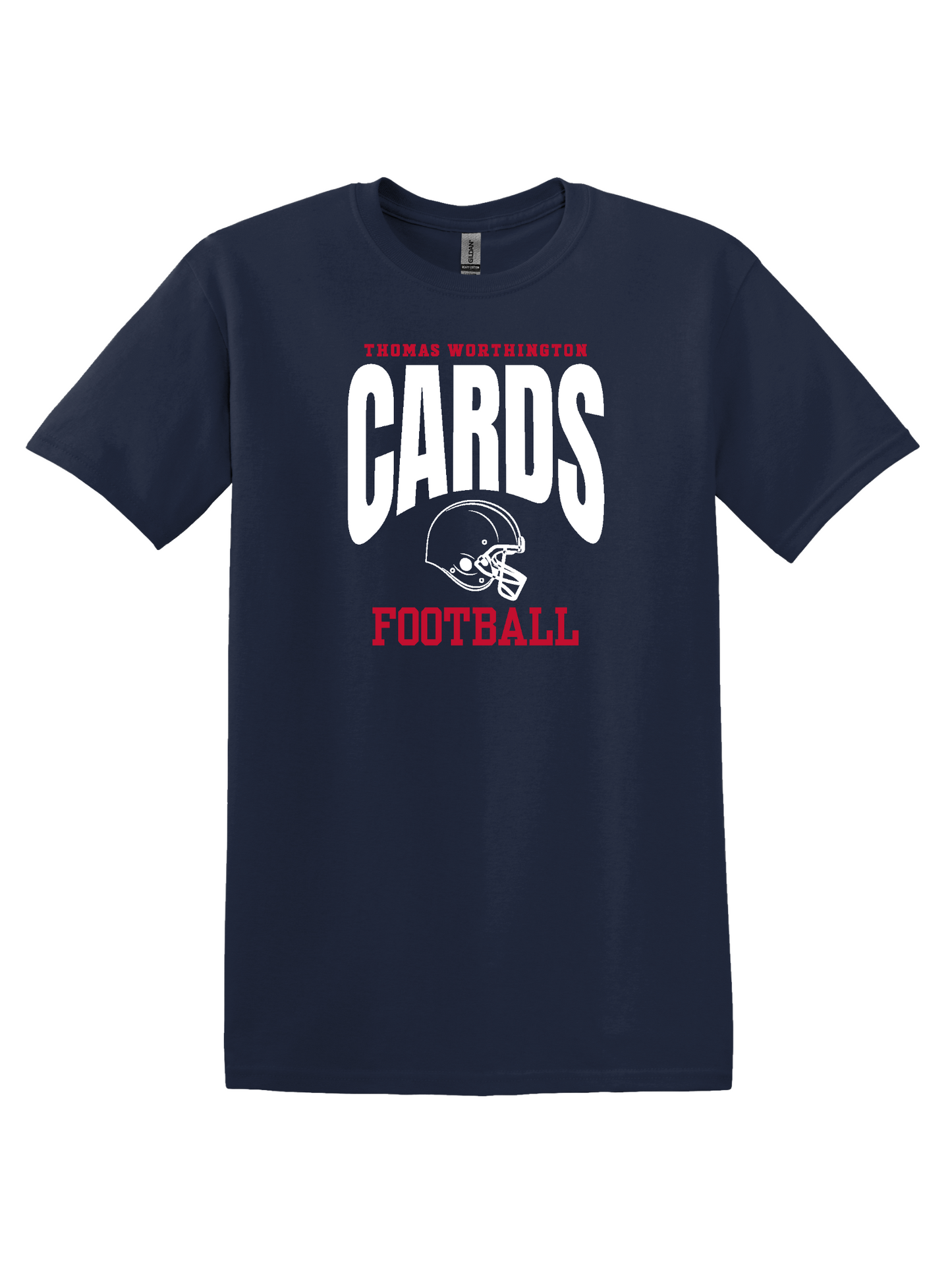 "Cards Football" Thomas Worthington Softstyle Unisex Tee (Adult & Youth Sizes)