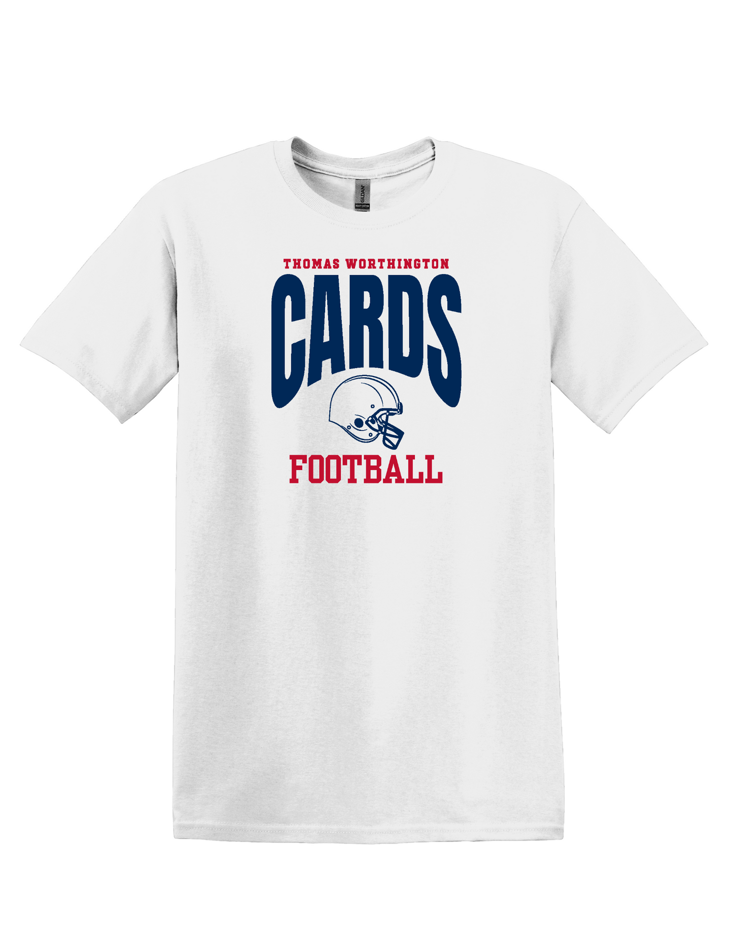 "Cards Football" Thomas Worthington Softstyle Unisex Tee (Adult & Youth Sizes)