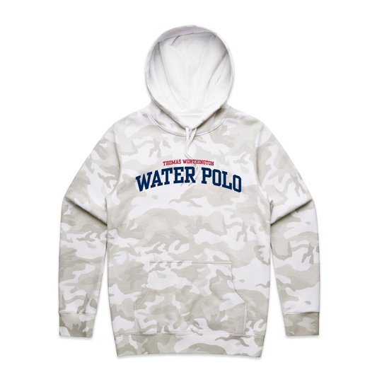 "Thomas Worthington Water Polo" Camo Hoodie