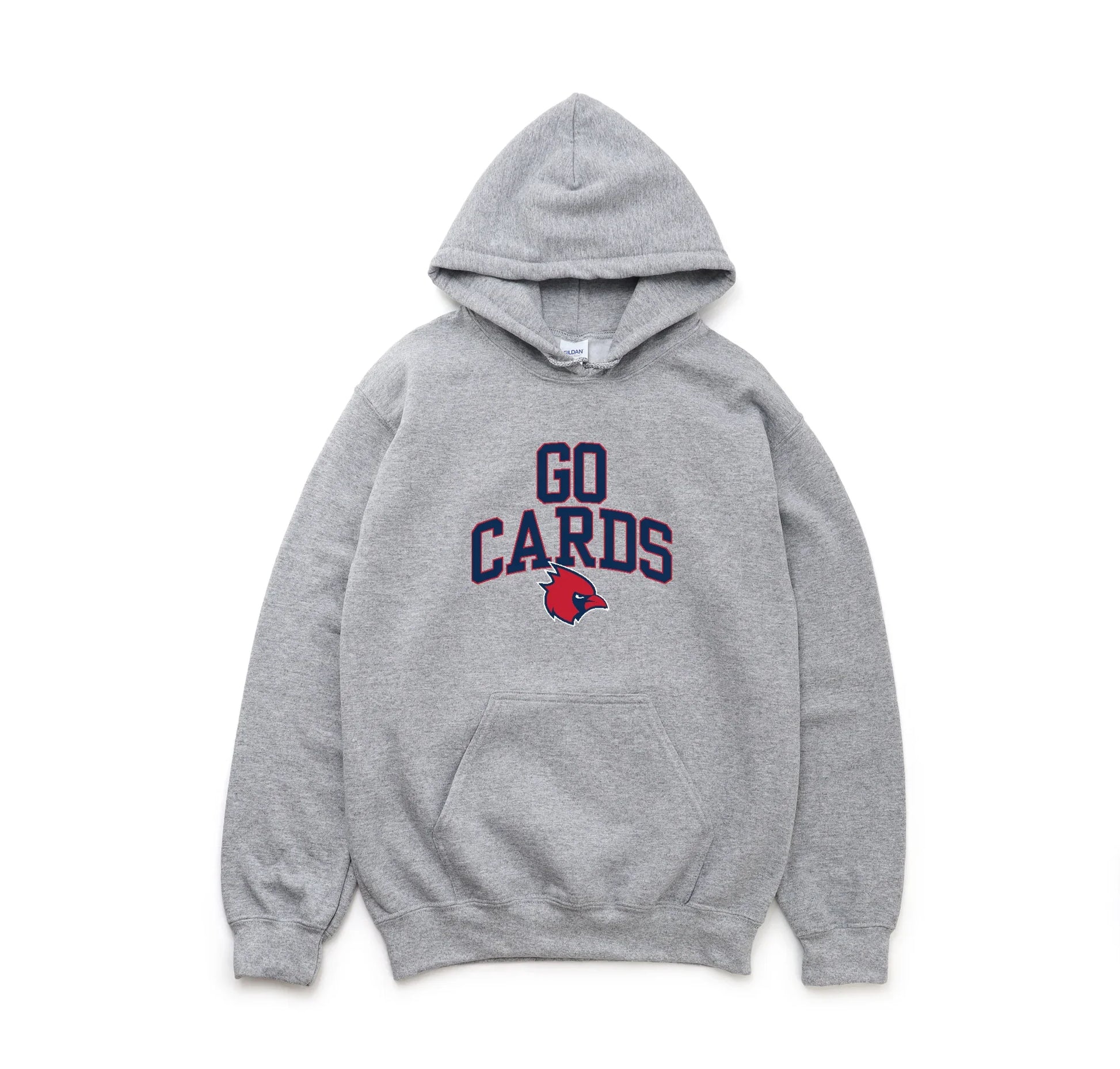 "Go Cards + Cardinal" Unisex Heavy Blend Hoodie - Varsity92