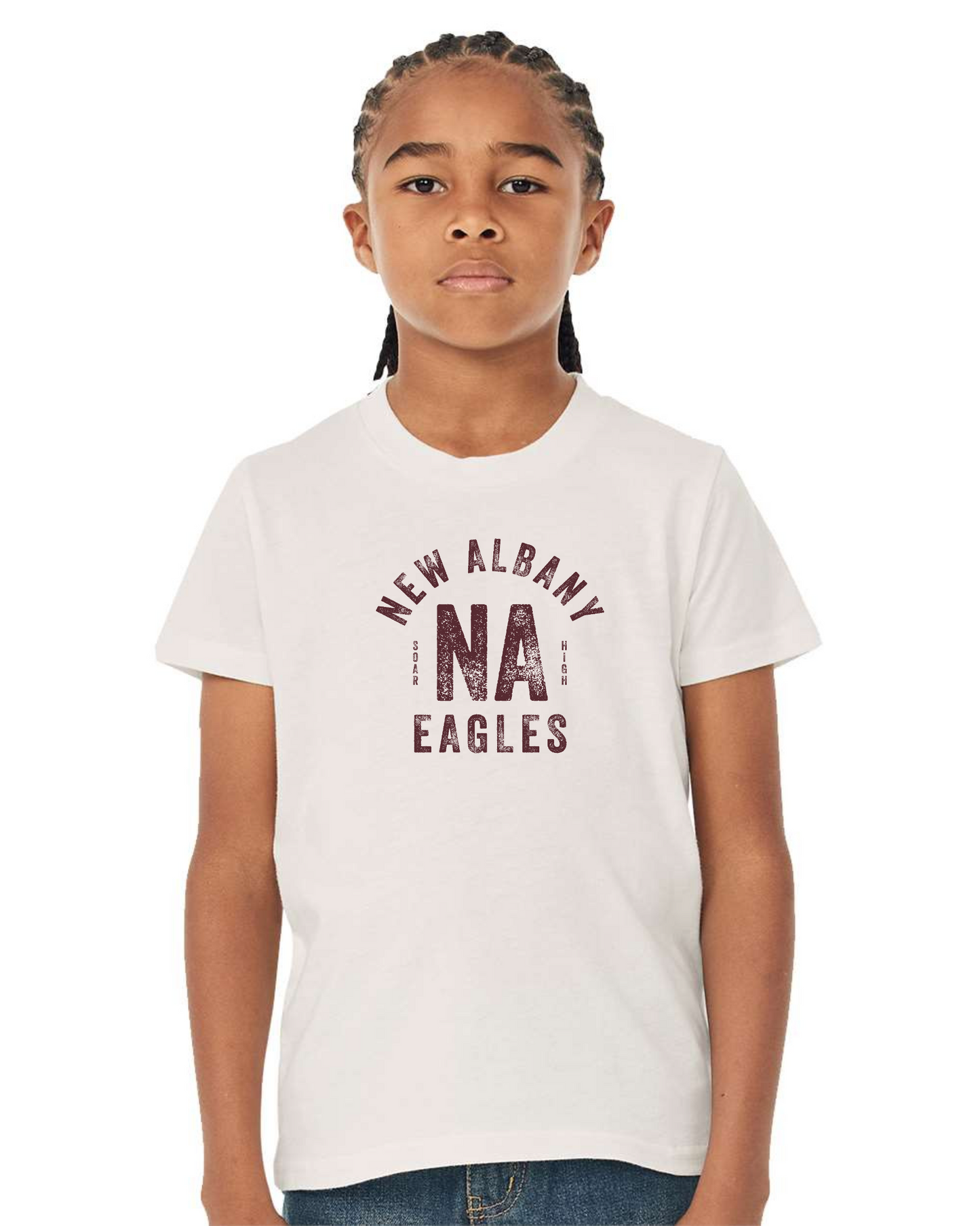 "New Albany NA Eagles" Super Soft Youth Tee