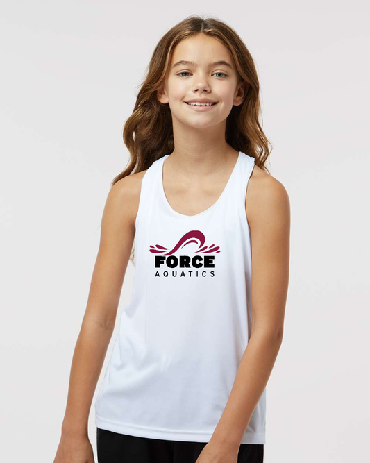 "Force Aquatics" Girl's Racerback Tank