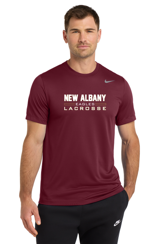 Preorder – Nike Dri-FIT "New Albany Eagles Lacrosse" Men's Legend Tee