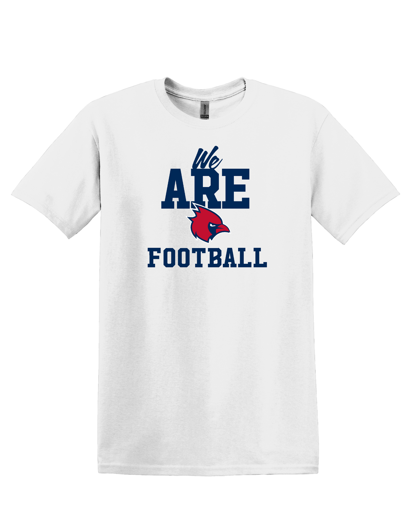 "We Are Cardinal Football" Thomas Worthington Softstyle Unisex Tee (Adult & Youth Sizes)