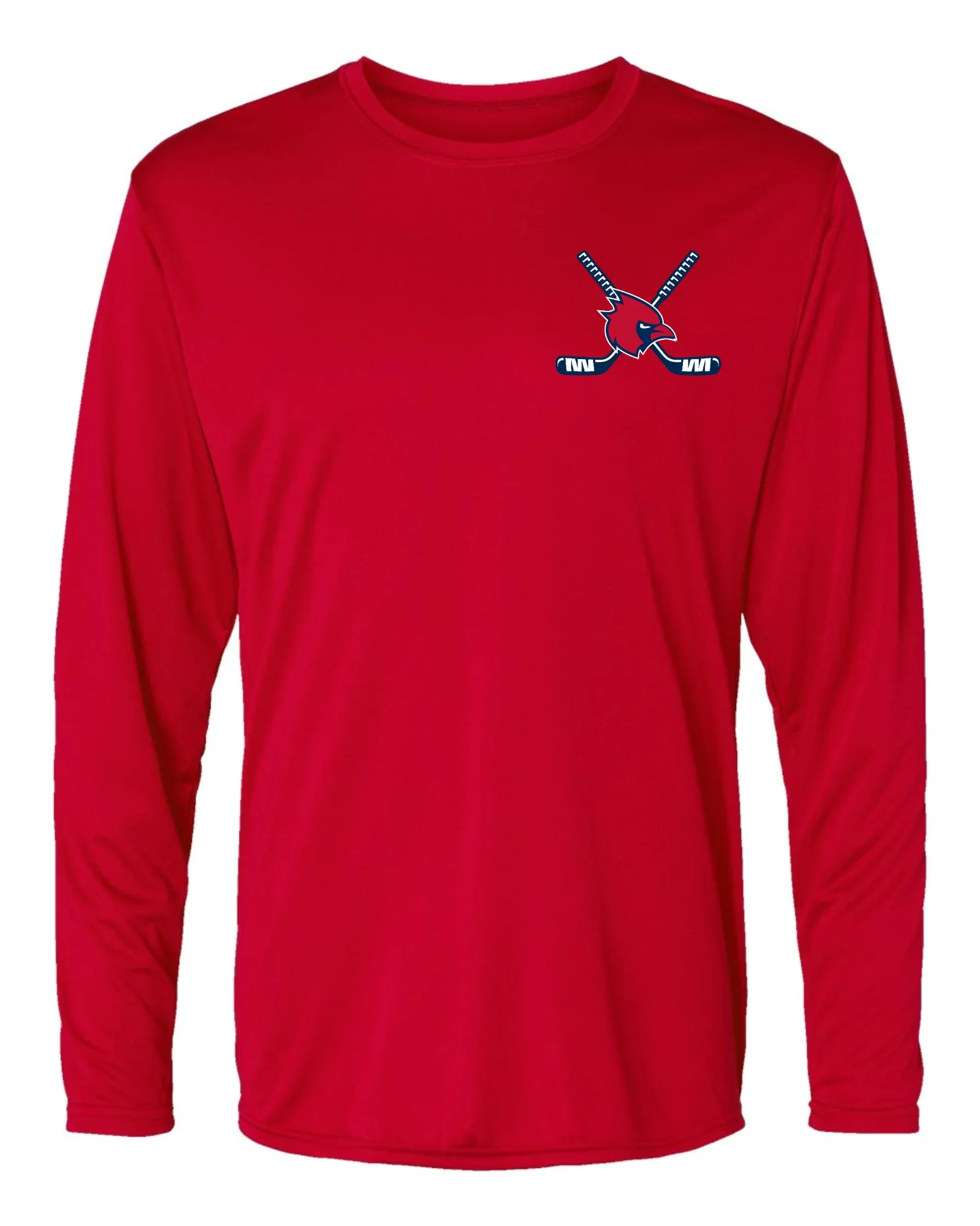 Thomas Worthington "Cardinal + Hockey Sticks" Men's Momentum Long Sleeve - Varsity92