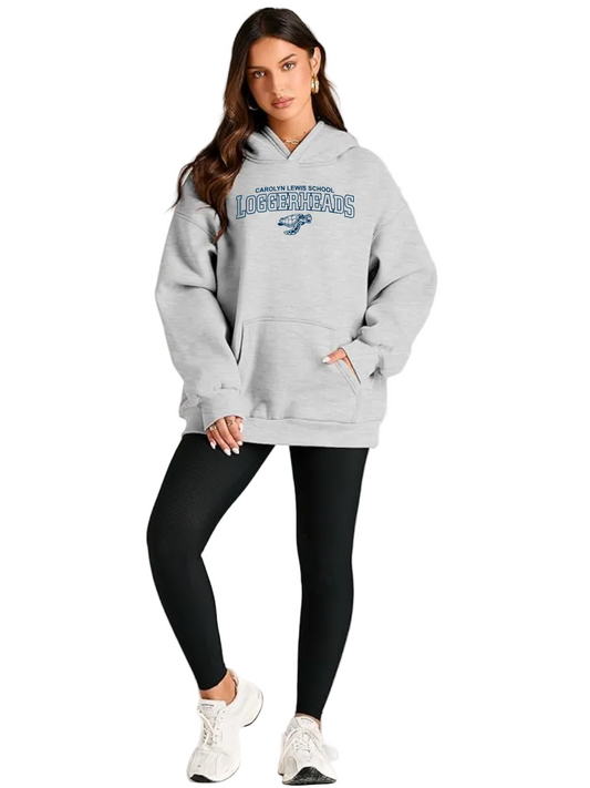 "Carolyn Lewis Loggerheads" Women's Oversized Hoodie