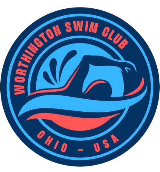 "Worthington Swim Club" Car Magnet