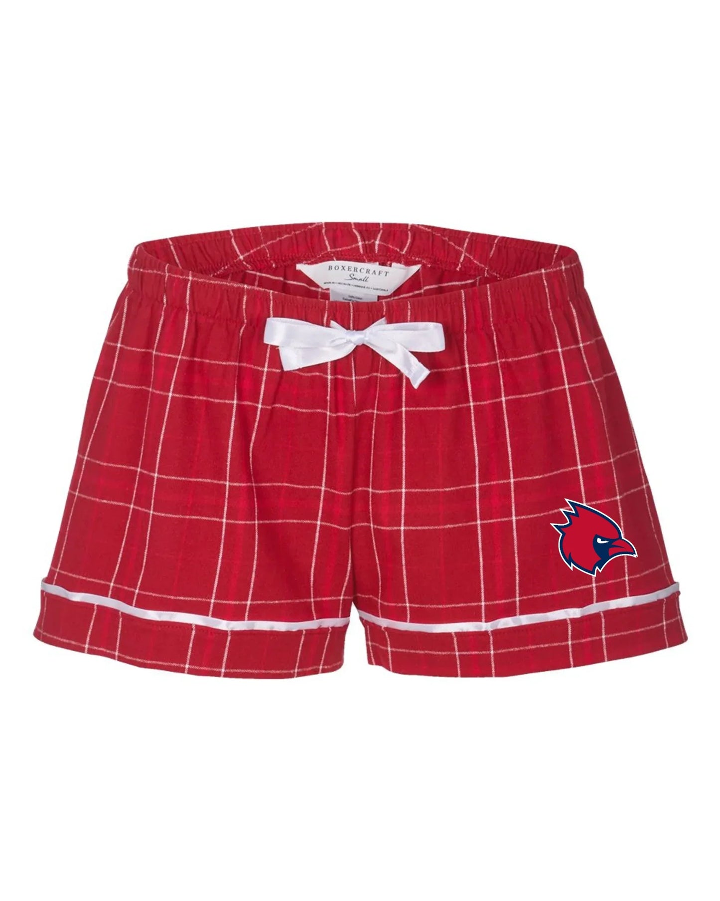 Cardinal Boxercraft Women’s Flannel Shorts - Varsity92