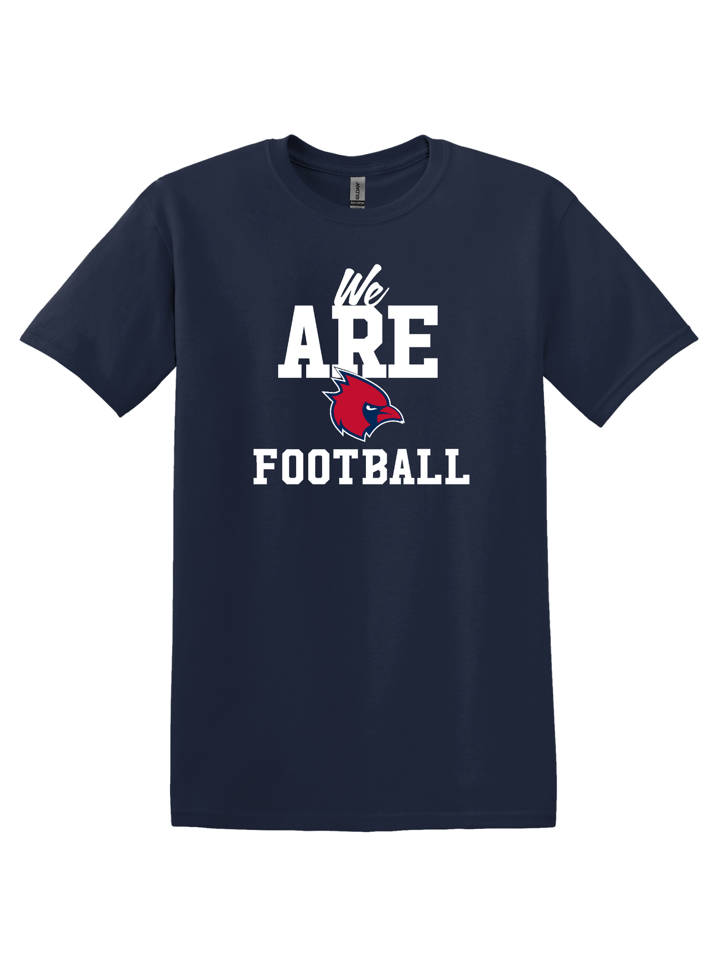 "We Are Cardinal Football" Thomas Worthington Softstyle Unisex Tee (Adult & Youth Sizes)