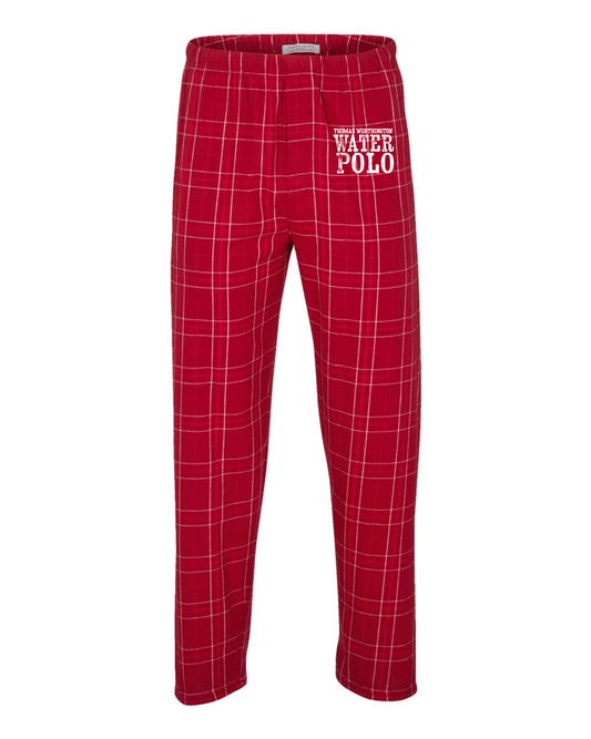 "Thomas Worthington Water Polo" Men's Flannel Lounge Pants