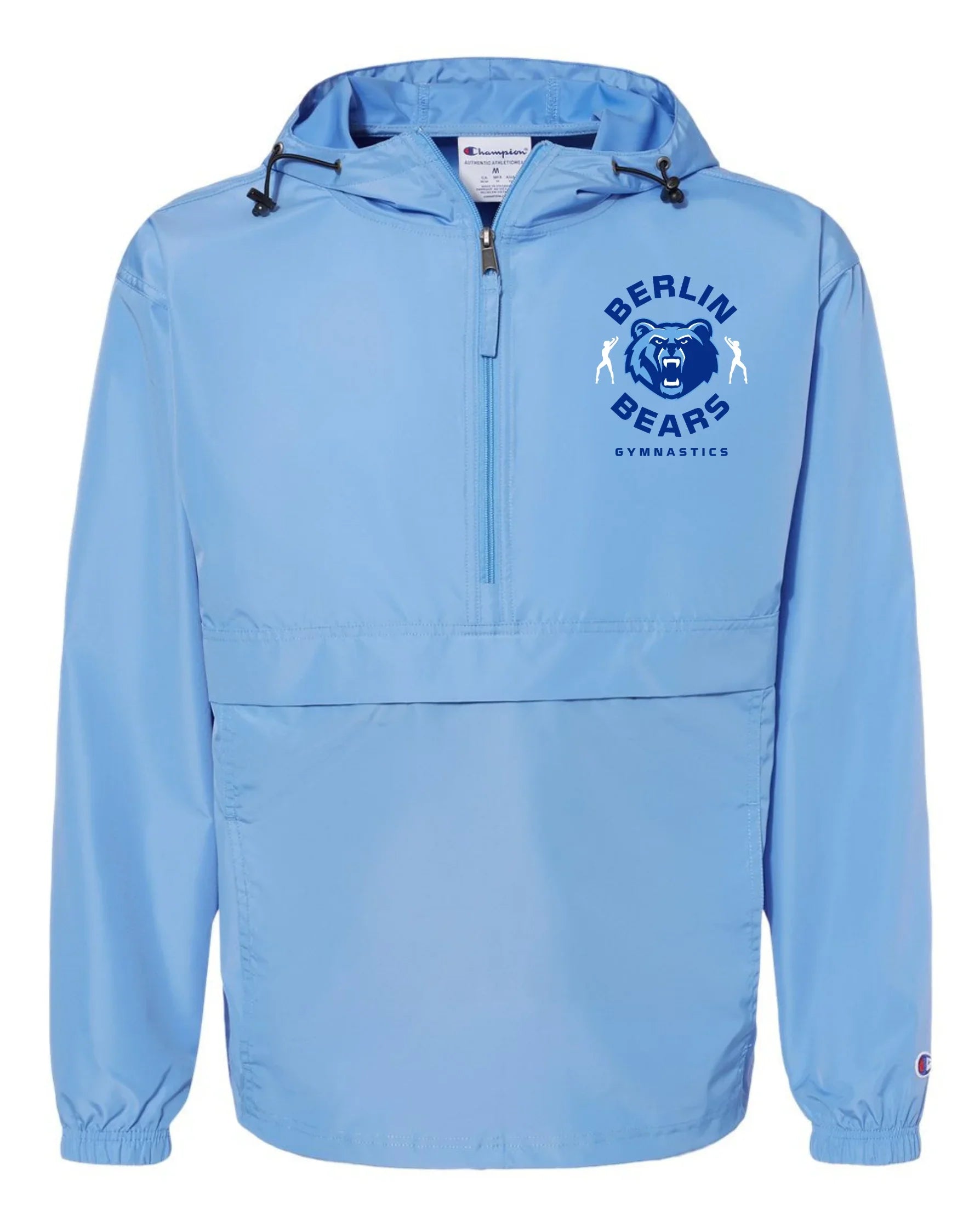 Olentangy "Berlin Gymnastics" Embroidered Champion Unisex Packable Jacket - Varsity92