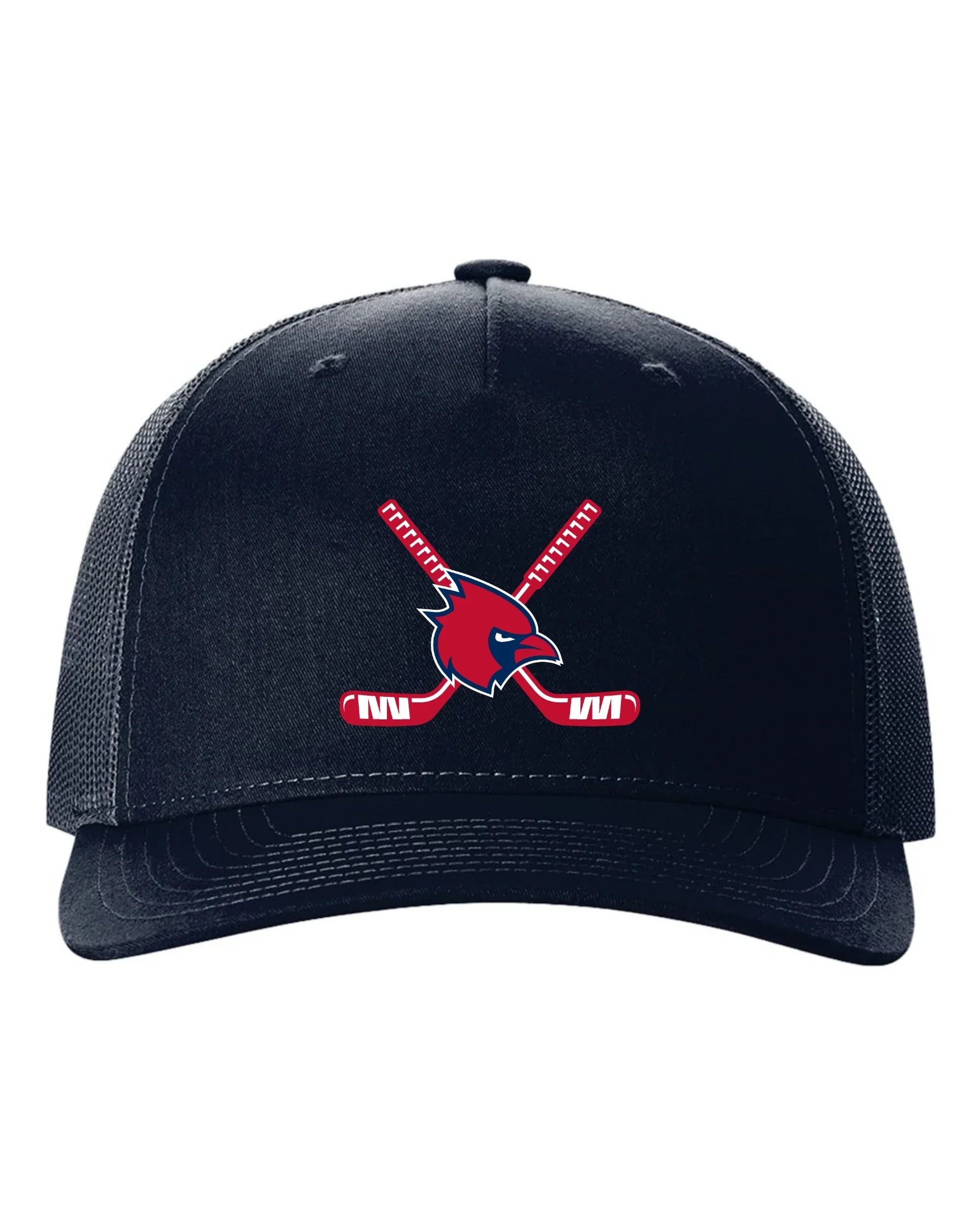 Thomas Worthington "Cardinal + Hockey Sticks" Embroidered Richardson Seamless Snapback Cap - Varsity92
