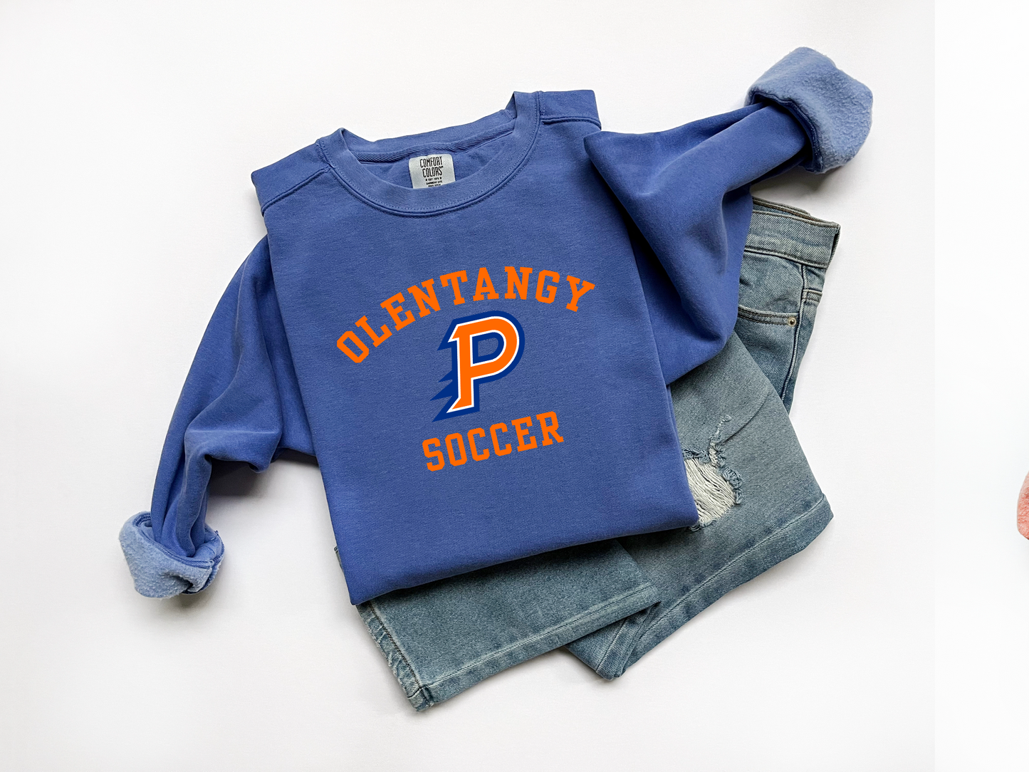 "Olentangy Orange Soccer" Unisex Vintage Sweatshirt